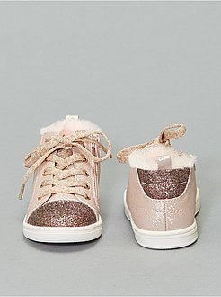 Hoge, glanzende sneakers - Kiabi