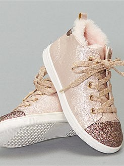 Hoge, glanzende sneakers - Kiabi