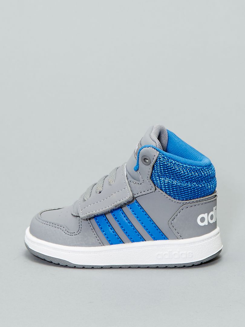 Hoge imitatieleren 'HOOPS MID 2.0'-sneakers van 'Adidas' - GRIJS - Kiabi -  35.00€