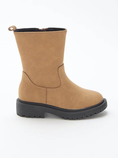 Hoge laarzen met rits - Kiabi