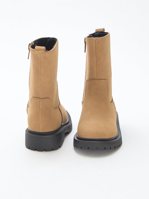 Hoge laarzen met rits - Kiabi