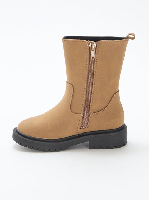 Hoge laarzen met rits - Kiabi