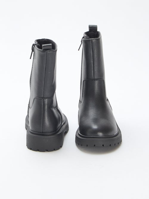 Hoge laarzen met rits - Kiabi