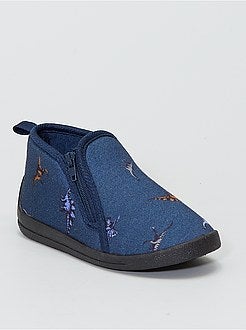Hoge pantoffels met dinosaurusprint - Kiabi