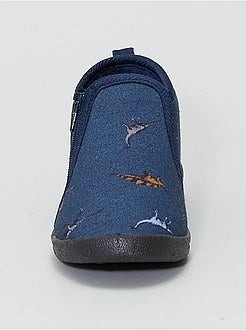 Hoge pantoffels met dinosaurusprint - Kiabi
