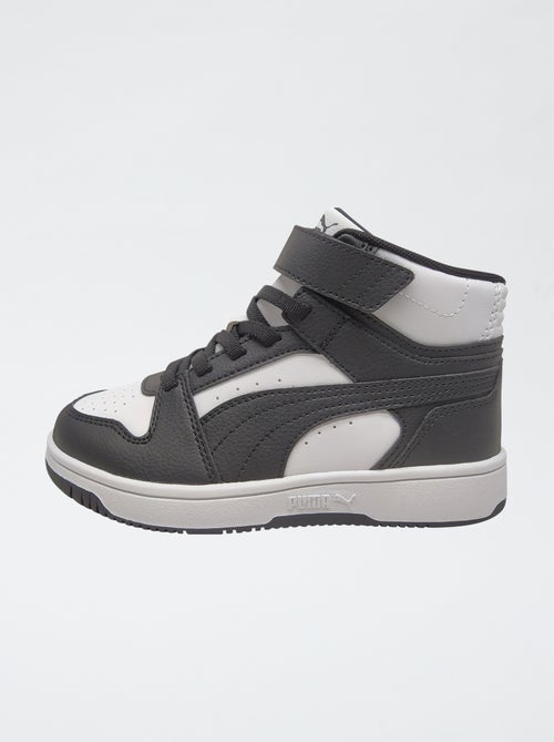 Hoge 'PUMA' sneakers met klittenband en veters - Kiabi