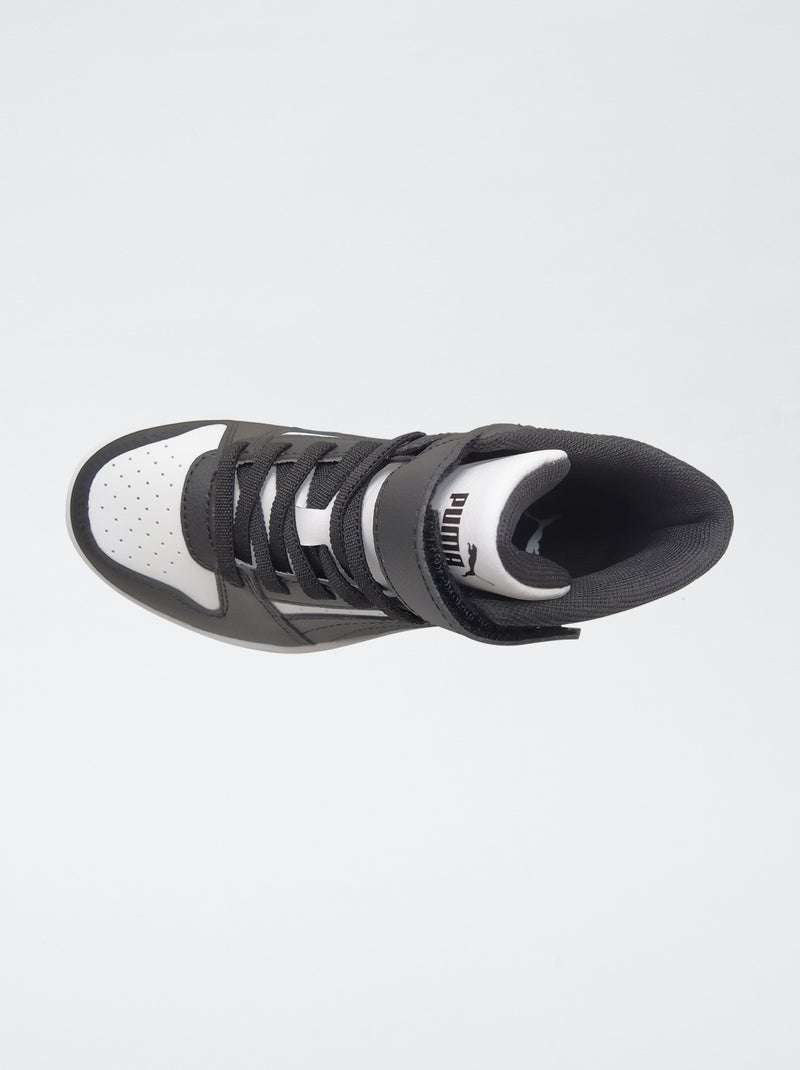 Hoge 'PUMA' sneakers met klittenband en veters Wit - Kiabi