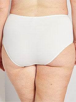 Hoge slip met kant bovenaan - Kiabi