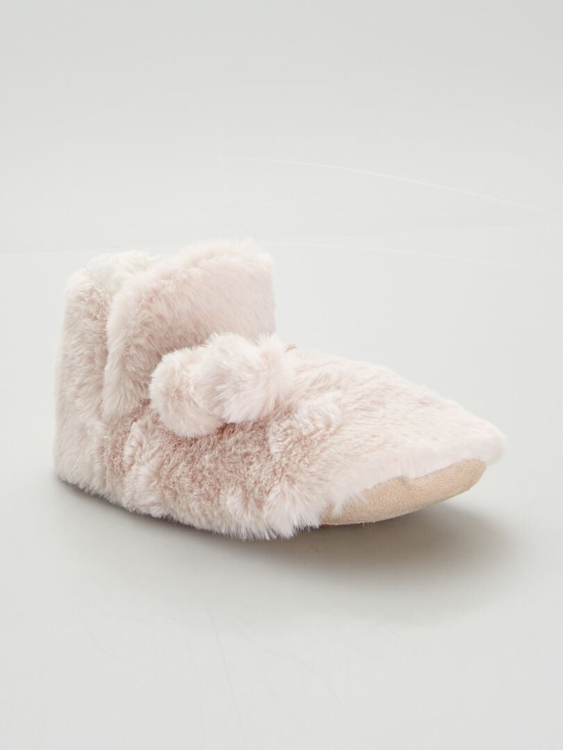 Hoge sloffen met kwastje ROSE - Kiabi