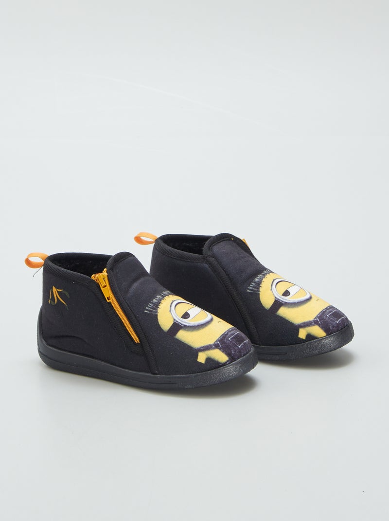 Hoge sloffen 'Minions' ZWART - Kiabi