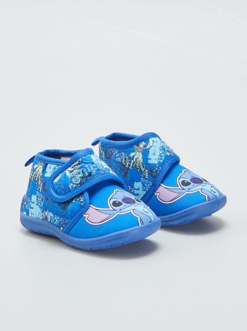 Hoge sloffen 'Stitch' BLAUW - Kiabi