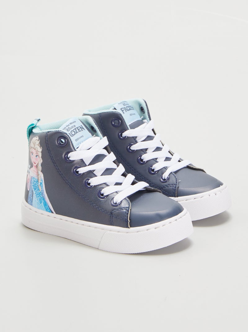 Hoge sneakers 'Frozen' BLAUW - Kiabi