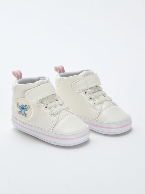 Hoge sneakers in imitatieleer 'Stitch' - Kiabi