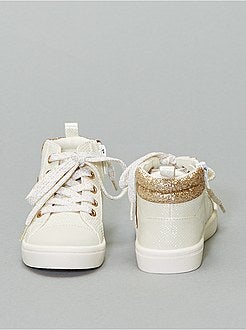 Schoenen - Hoge sneakers met gelakte neuzen - Kiabi