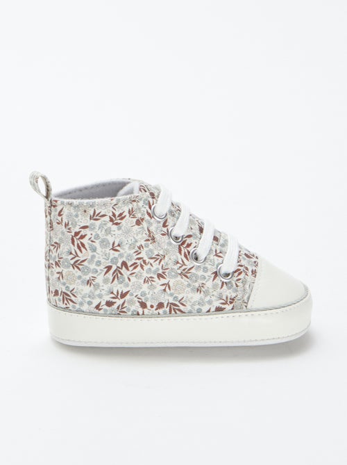 Hoge sneakers met ruiten - Kiabi