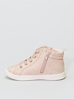Hoge sneakers met sterren - Kiabi