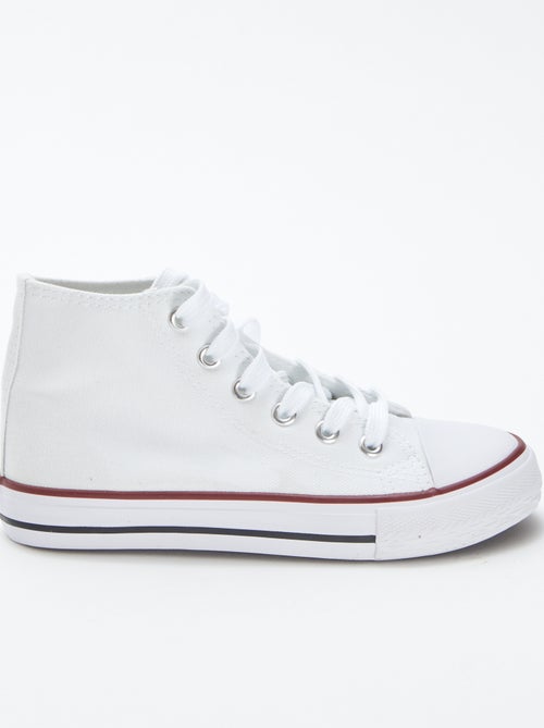 Hoge sneakers met veters - Kiabi