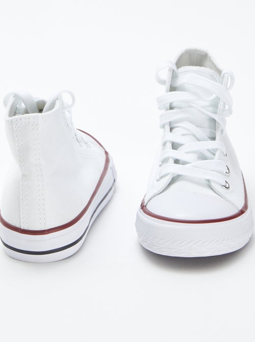 Hoge sneakers met veters - Kiabi