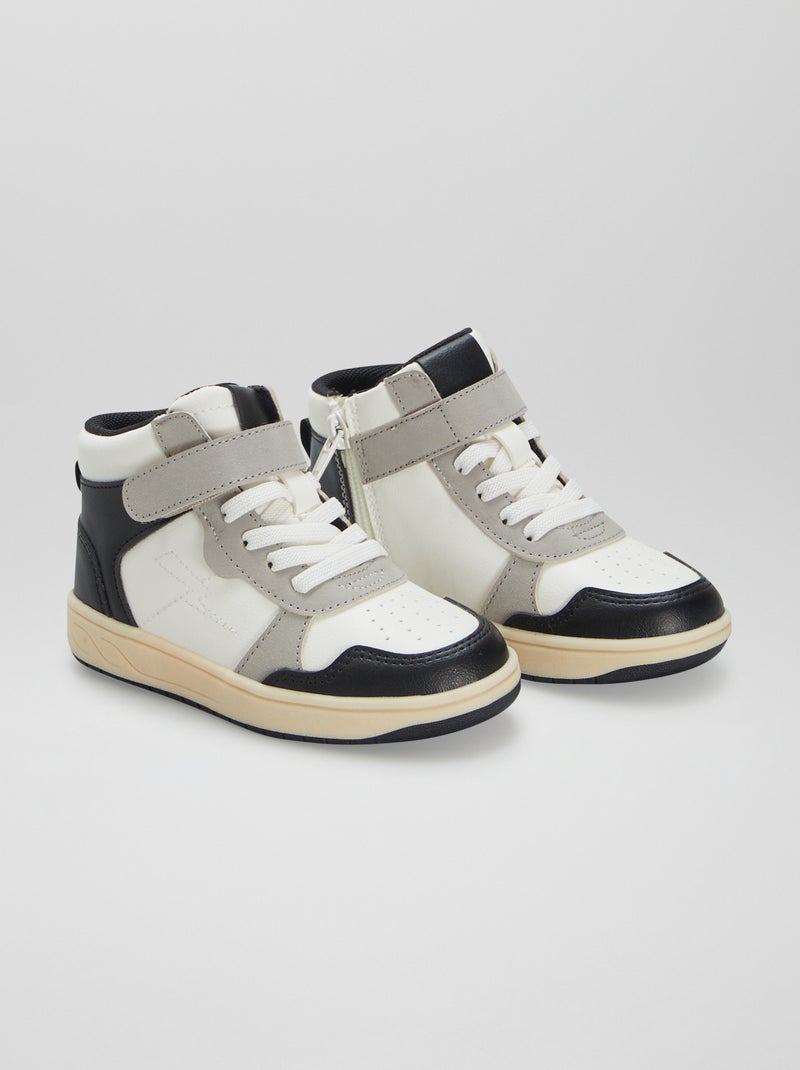 Hoge sneakers ZWART - Kiabi