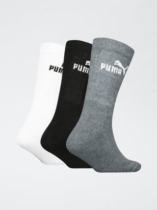 Hoge sokken 'Puma' - Setje van 3 paar