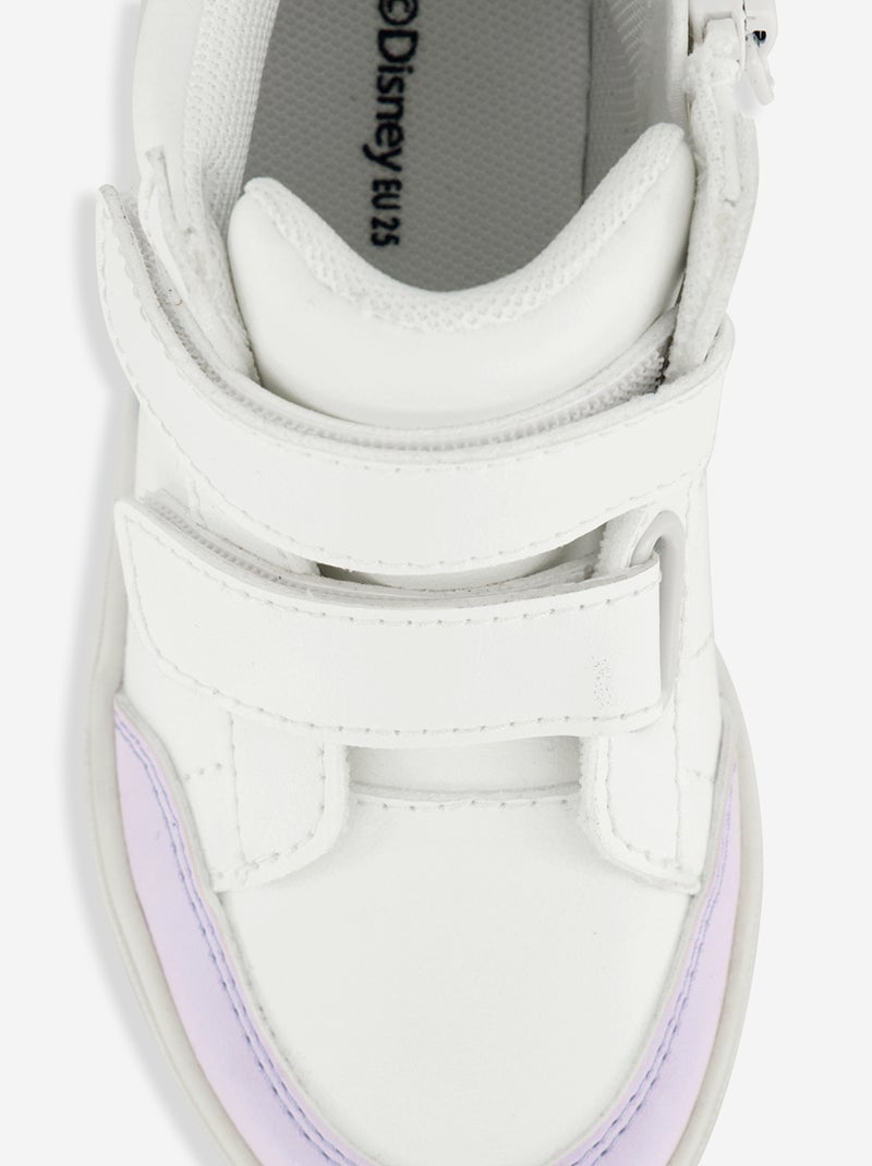 Hoge 'Stitch' 'Disney' sneakers met klittenbandsluitingen Paars - Kiabi