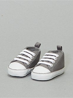 Schoenen - Hoge stoffen sneakers - Kiabi