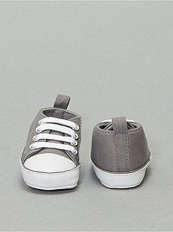 Schoenen - Hoge stoffen sneakers - Kiabi