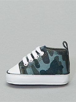 Schoenen - Hoge stoffen sneakers - Kiabi