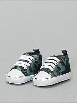 Schoenen - Hoge stoffen sneakers - Kiabi