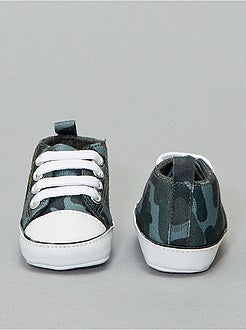 Schoenen - Hoge stoffen sneakers - Kiabi
