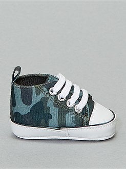 Schoenen - Hoge stoffen sneakers - Kiabi