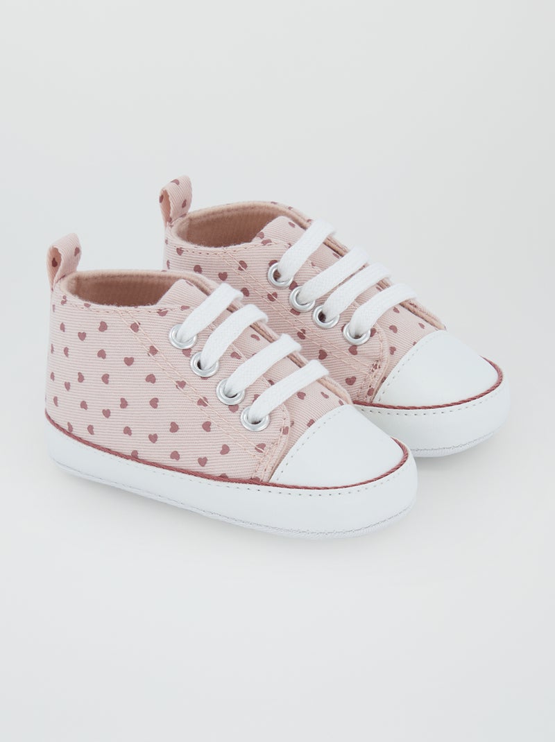 Hoge stoffen sneakers ROSE - Kiabi
