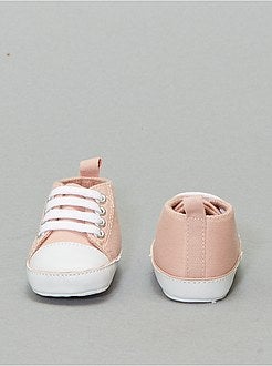 Schoenen - Hoge stoffen sneakers - Kiabi