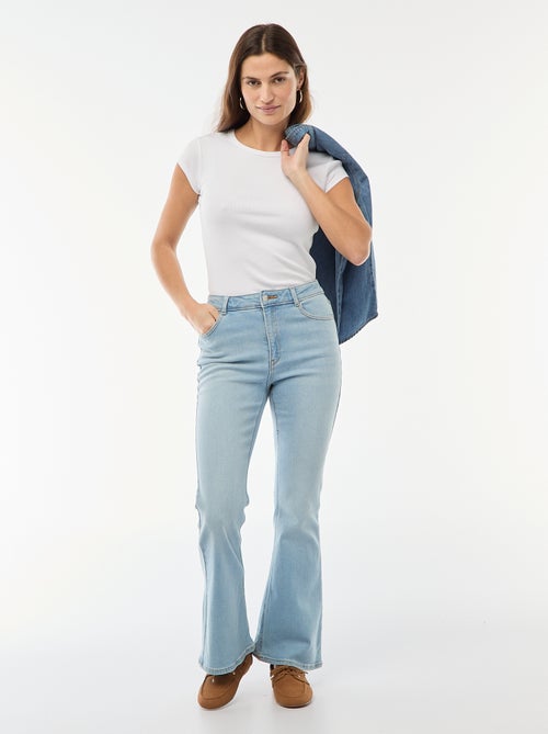 Hoge taille flare/bootcut jeans - L32 - Kiabi