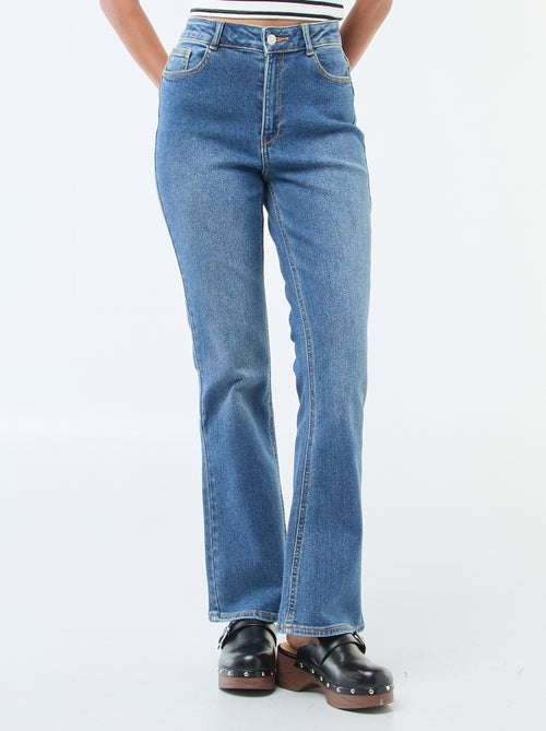 Hoge taille flare/bootcut jeans - L34 - Kiabi