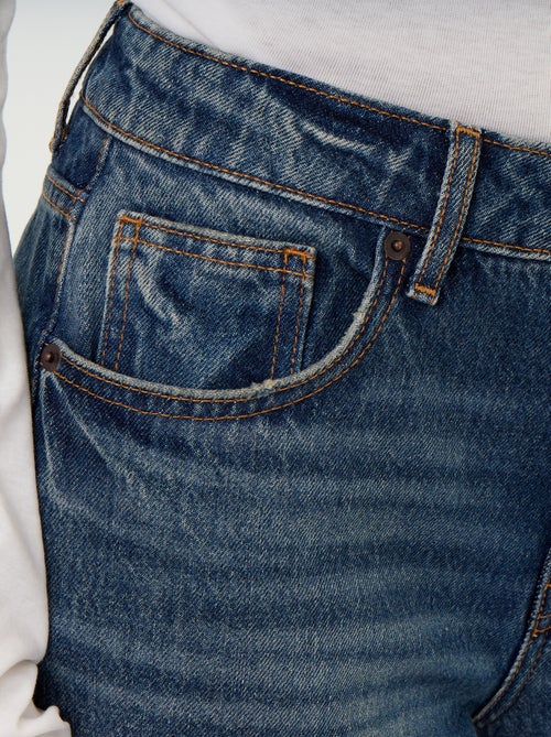 Hoge taille wide leg jeans - Kiabi