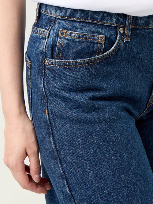 Hoge taille wide leg jeans - Kiabi
