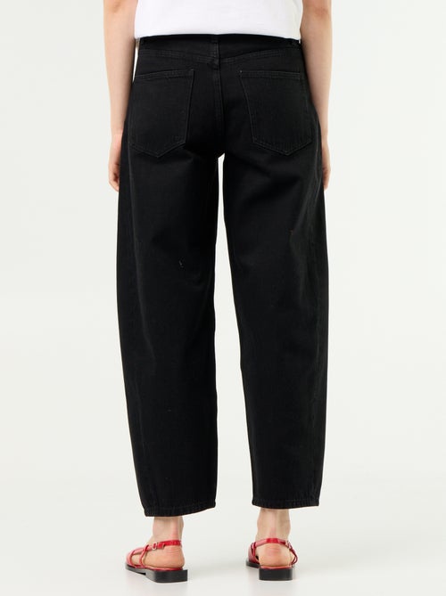 Hoge taille wide leg jeans - Kiabi
