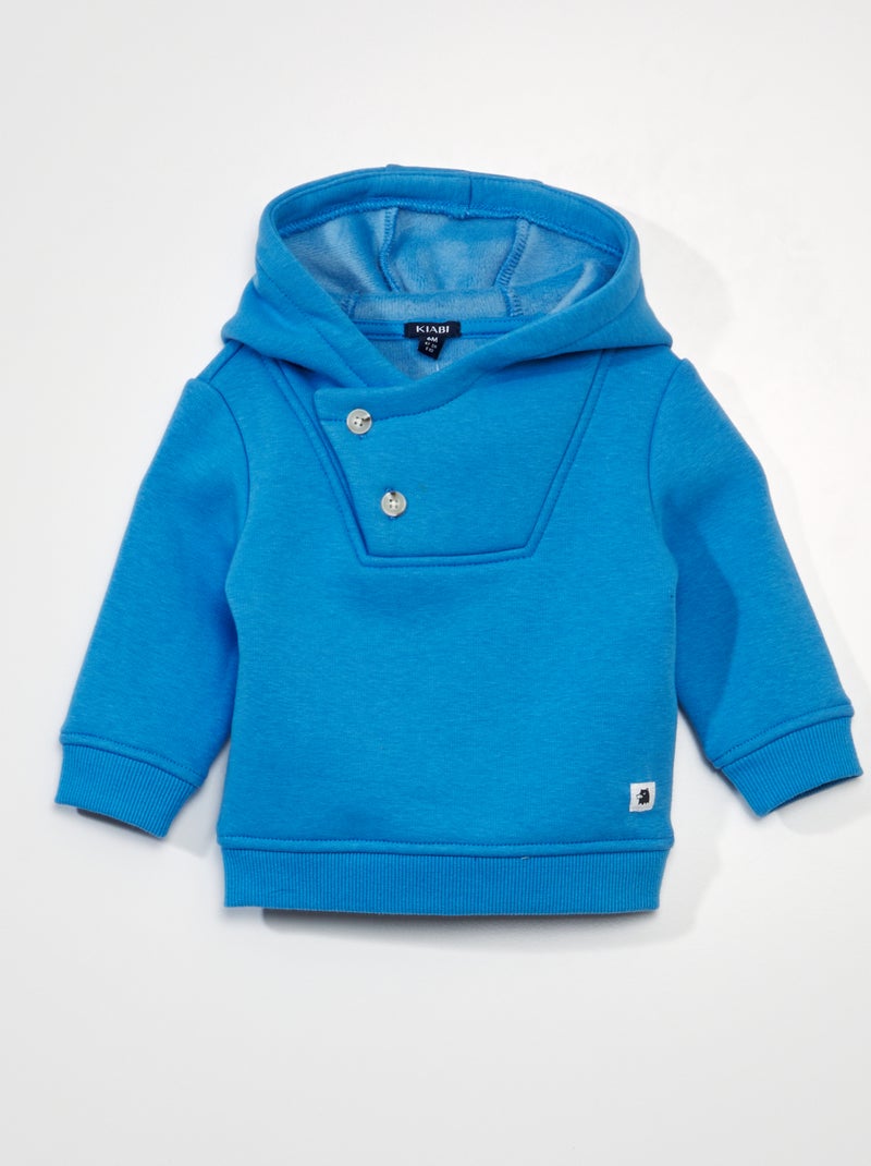 Hoodie - Altijd superzacht BLAUW - Kiabi