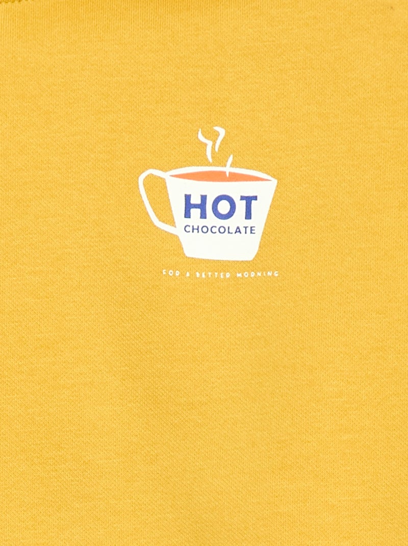 Hoodie - Grafik Edition Geel - Kiabi
