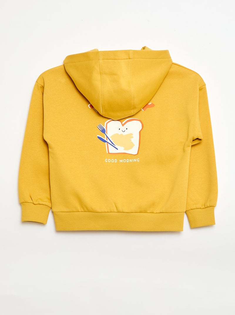 Hoodie - Grafik Edition Geel - Kiabi