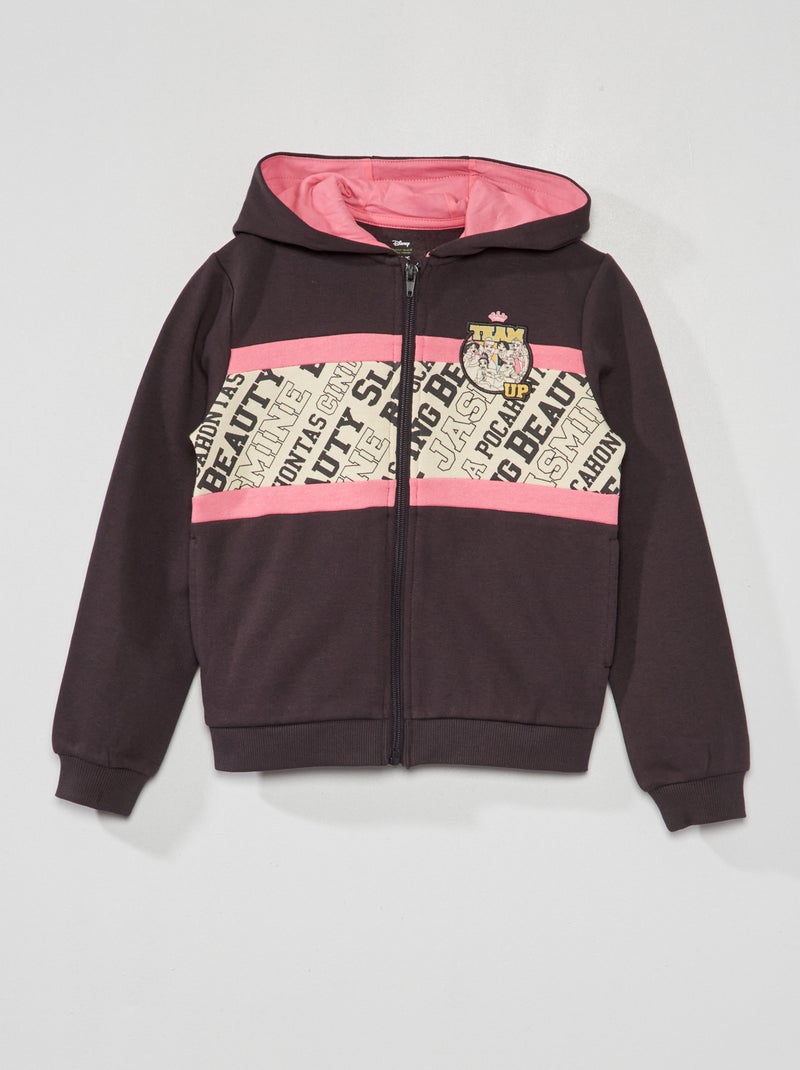 Hoodie 'Disney-prinses GRIJS - Kiabi