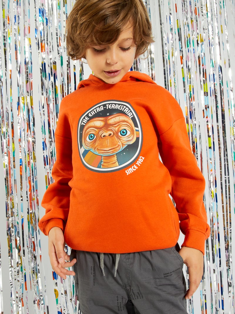 Hoodie 'E.T.' ORANJE - Kiabi