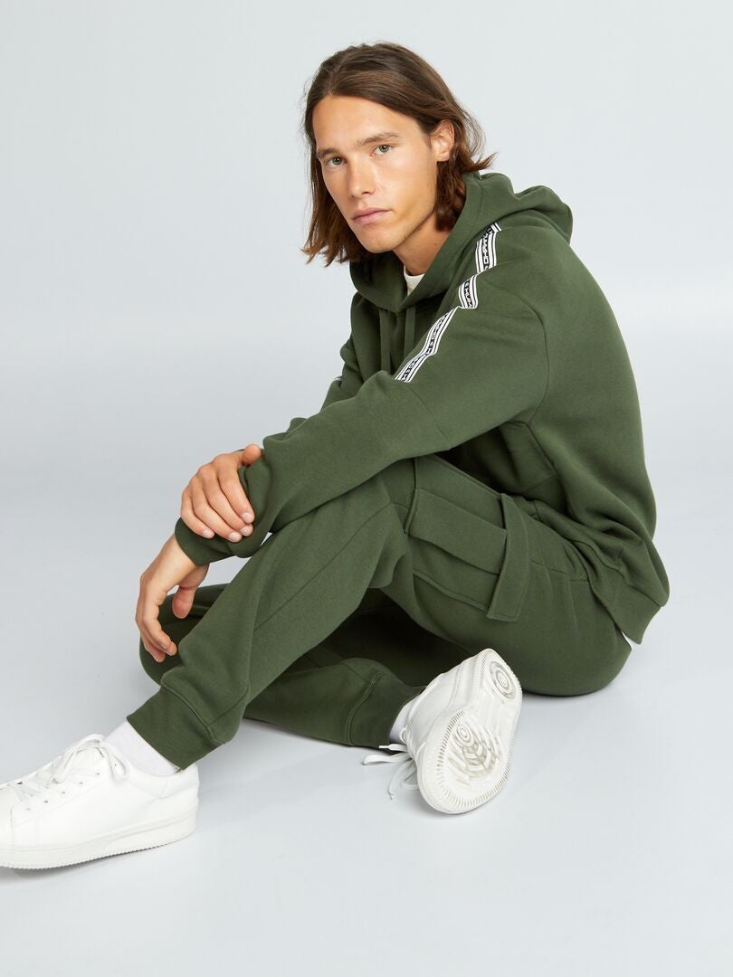 Adidas outline shop hoodie green