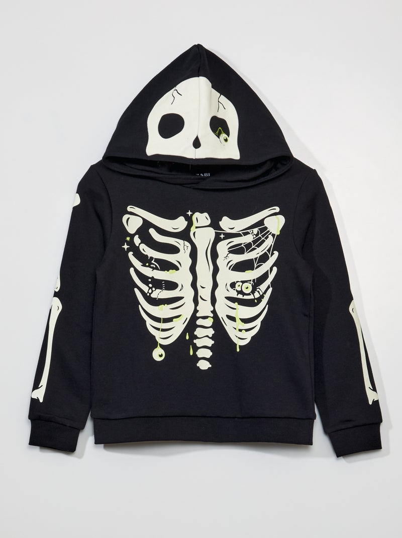 Hoodie 'Halloween' ZWART - Kiabi
