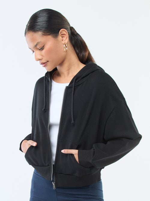 Hoodie in crop top-stijl - Kiabi
