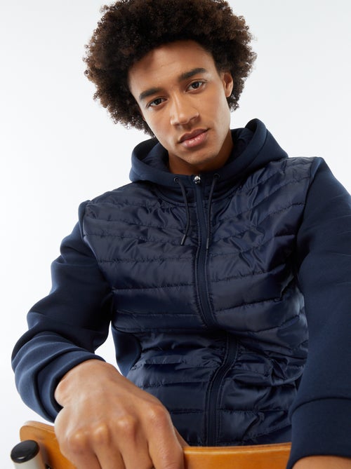 Hoodie in donsjackstijl - Kiabi