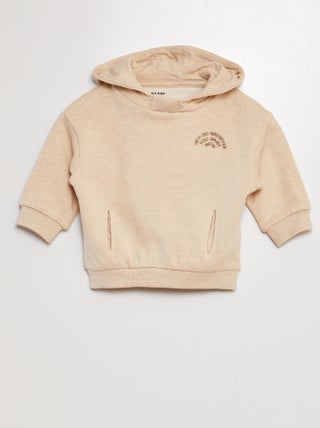 Hoodie met borduursel