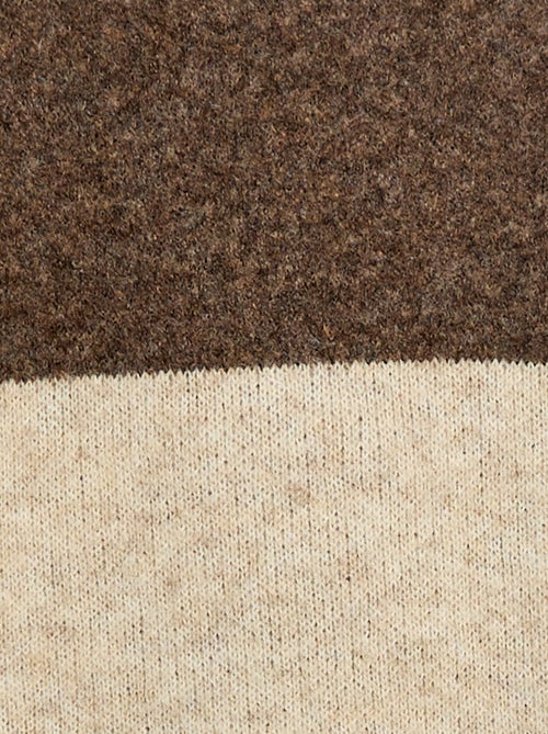 Hoodie met colorblock-patroon - Kiabi