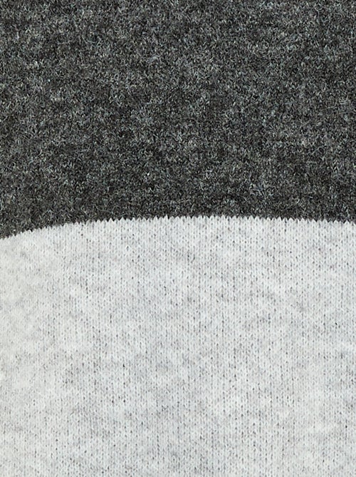 Hoodie met colorblock-patroon - Kiabi